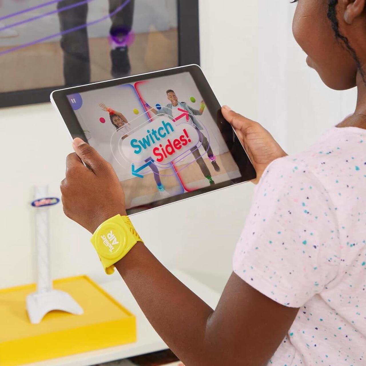 Alt view image 7 of 7 - Hasbro Twister Air Game the AR Twister App Play Game