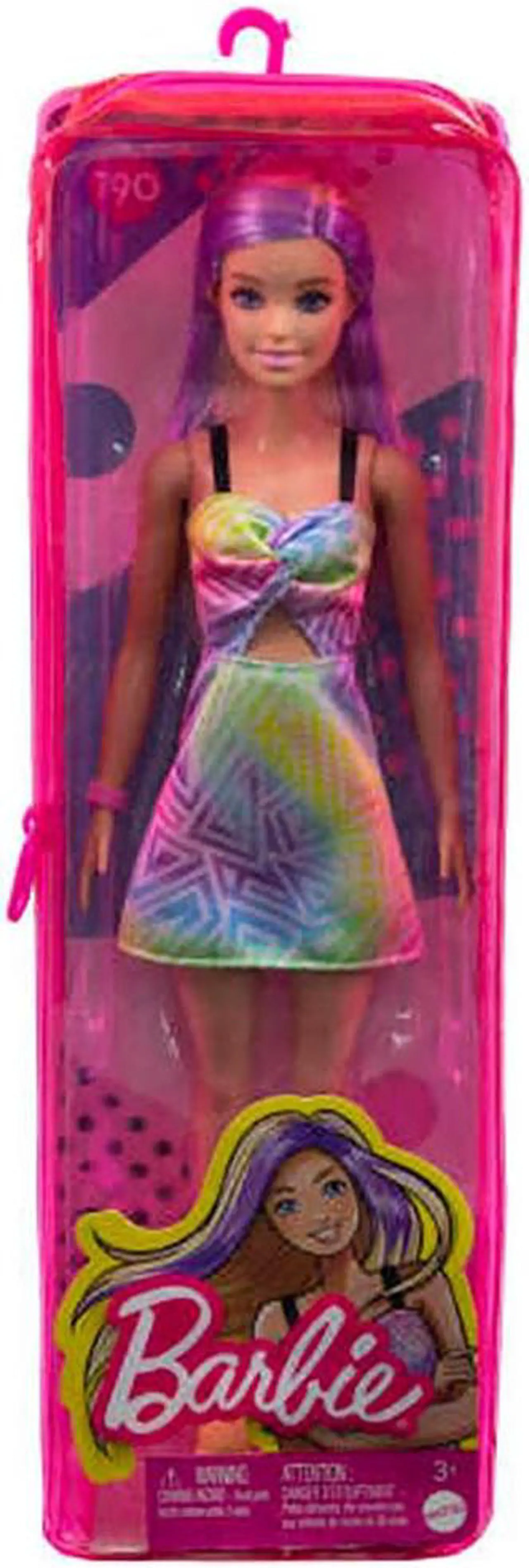 Alt view image 5 of 5 - Mattel Barbie Fashionistas Doll - Purple Hair Streaks