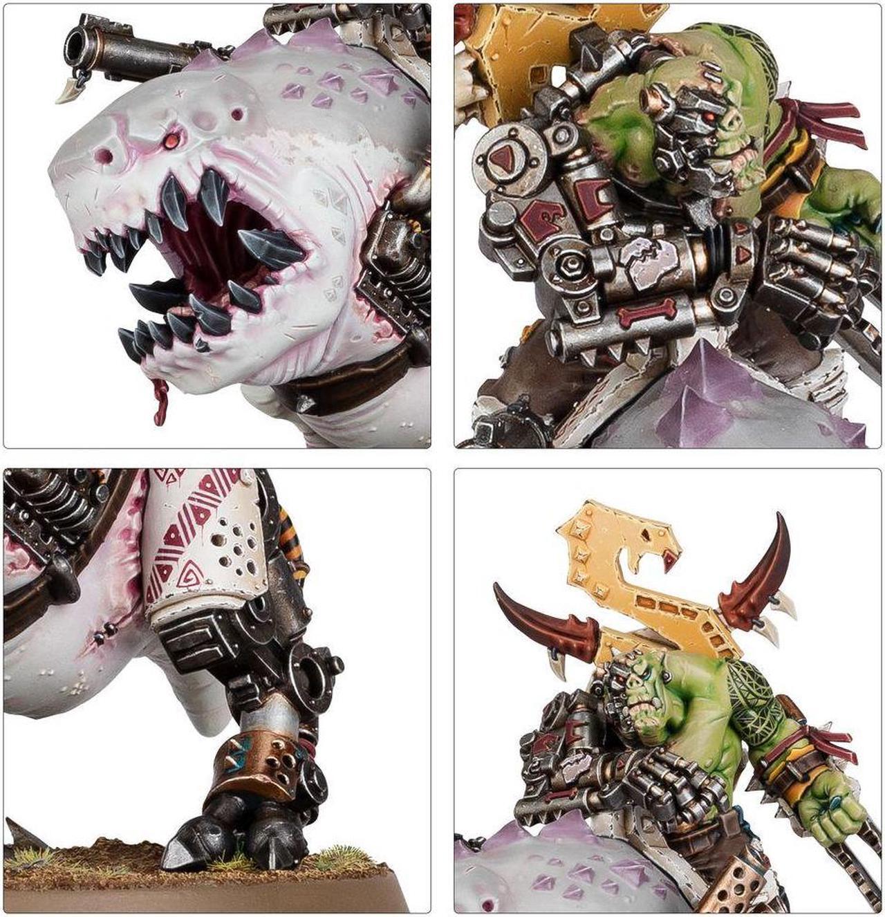 Alt view image 3 of 7 - Games Workshop Warhammer 40k: Orks: Beast Snagga Stampede