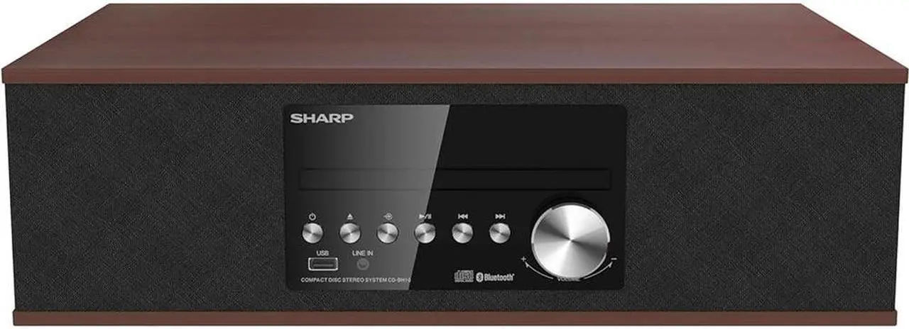 Main image of Sharp Vintage Style Wireless Bluetooth Speaker System