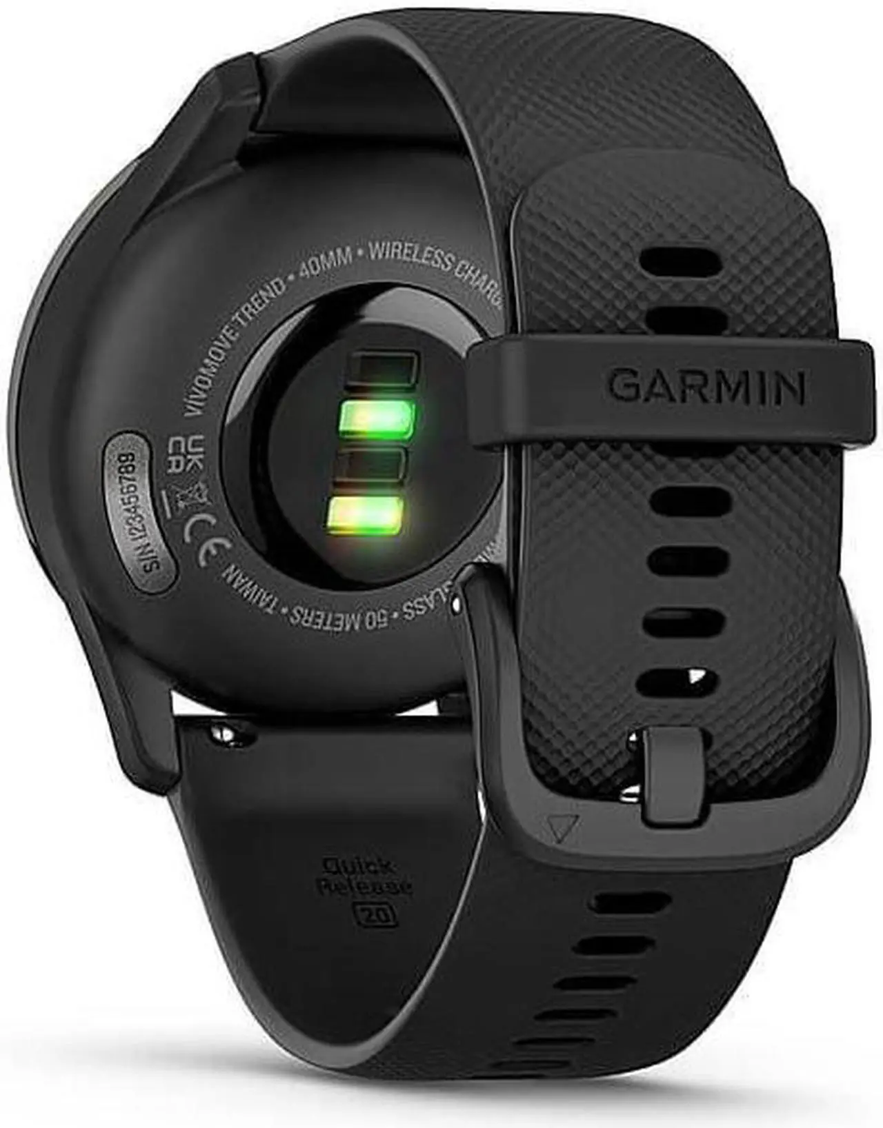 Alt view image 3 of 7 - Garmin Vivomove Trend Hybrid Smartwatch (Slate Stainless Steel Bezel)