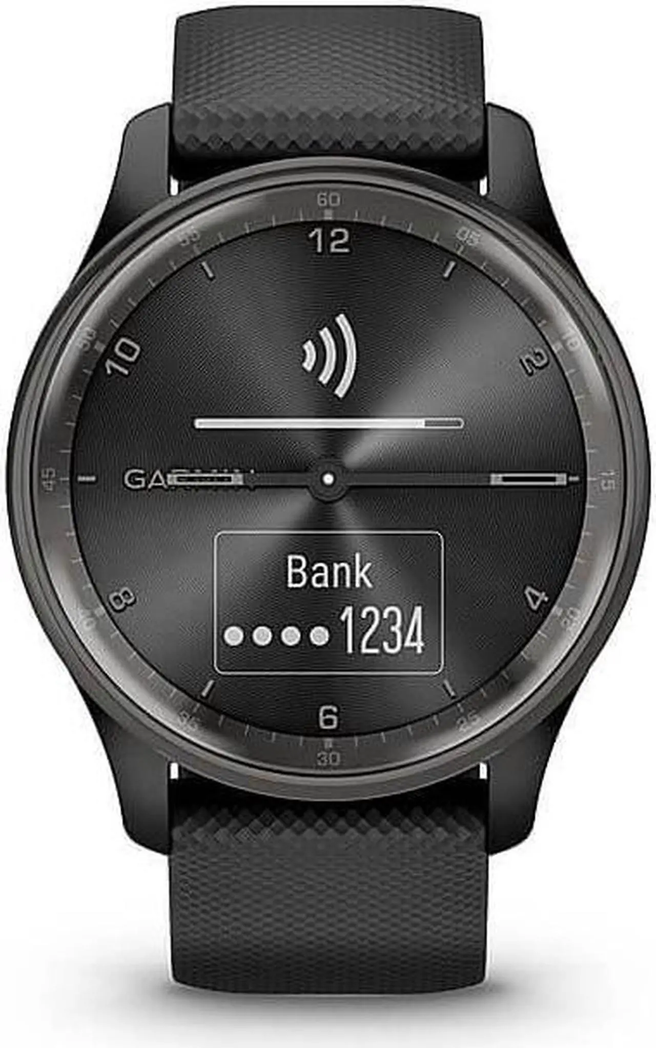 Alt view image 7 of 7 - Garmin Vivomove Trend Hybrid Smartwatch (Slate Stainless Steel Bezel)