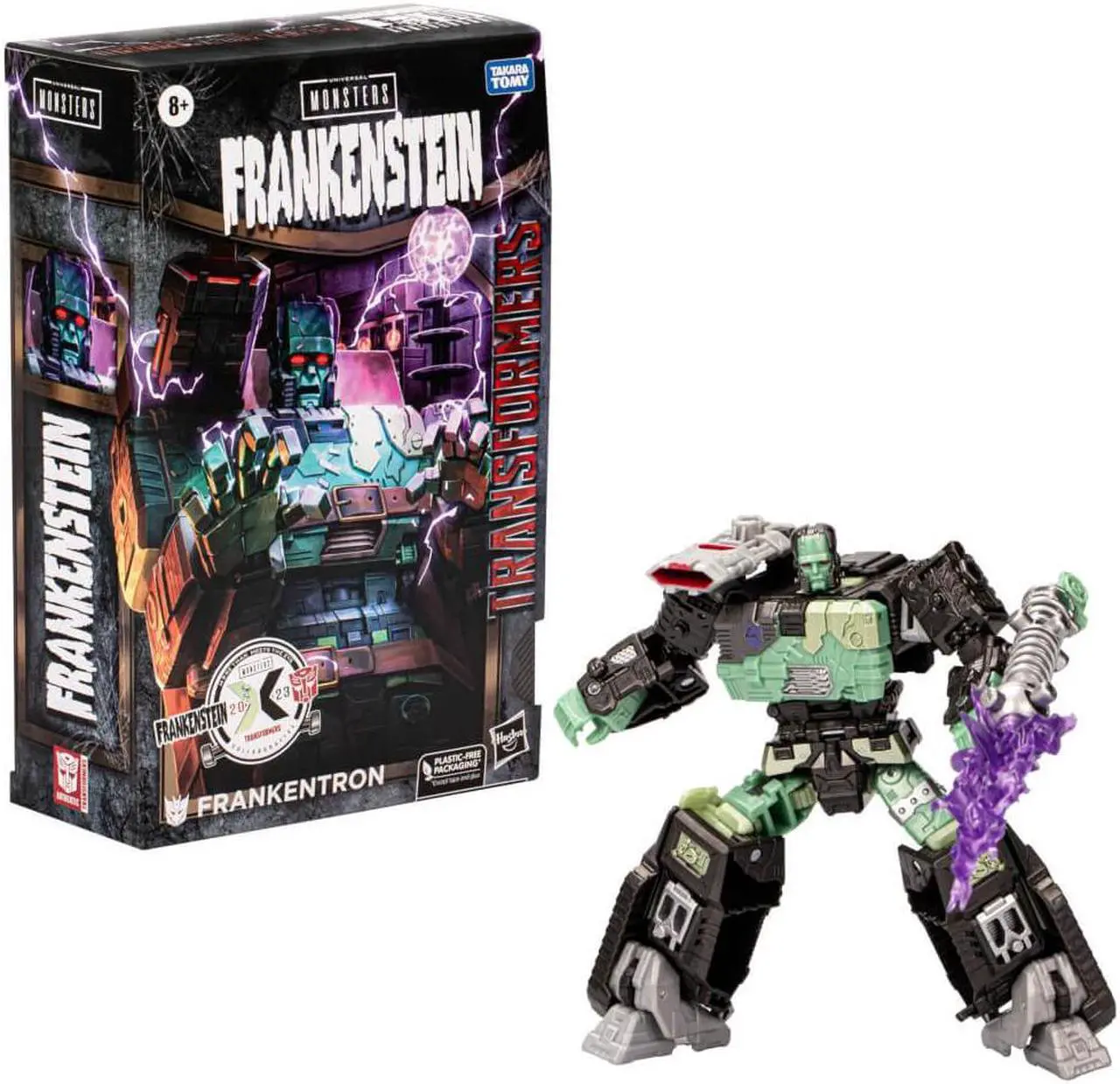 Alt view image 3 of 5 - Hasbro Transformers Collaborative Universal Monsters Frankenstein x Transformers Frankentron