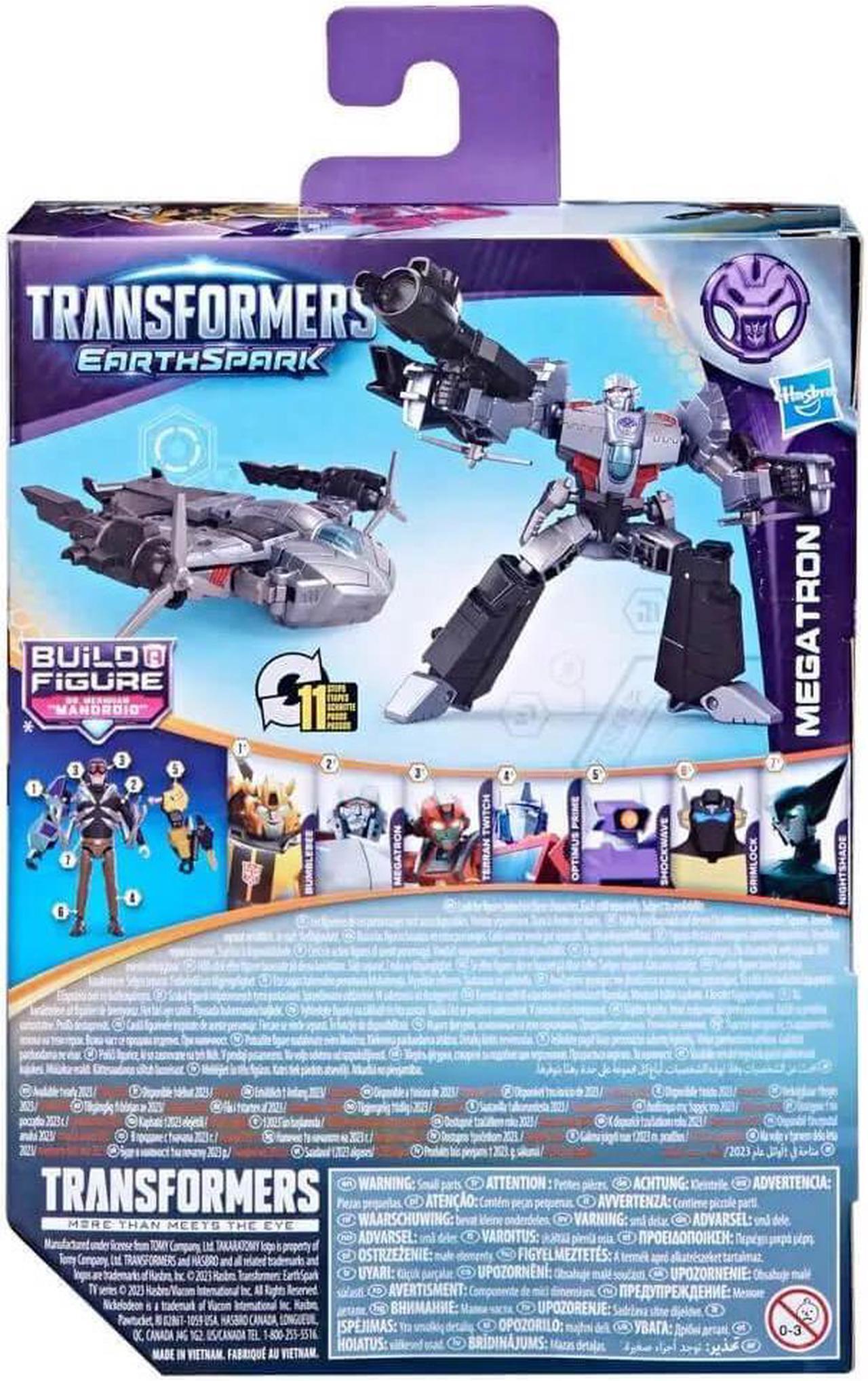 Alt view image 3 of 7 - Hasbro F6733 5 inch Transformers Toys EarthSpark Deluxe Class Megatron Action Figure