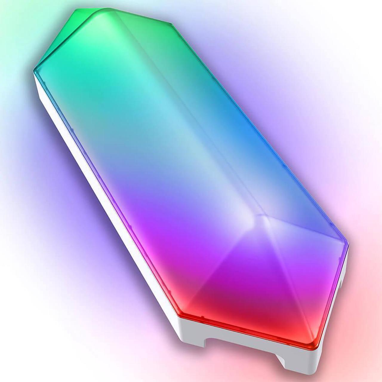 Alt view image 3 of 5 - Monster MLB71039RGB Digit Add-On Pack  Smart Modular 3D LED Art Panels