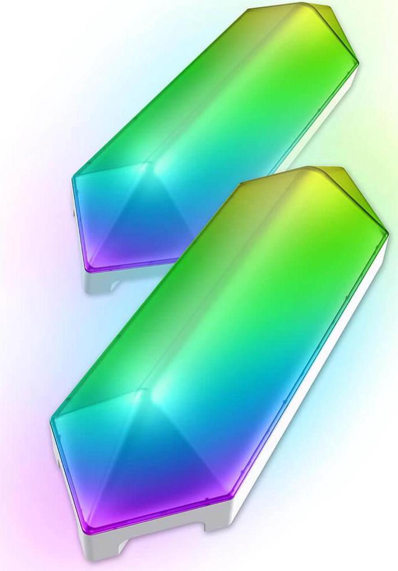 Alt view image 2 of 5 - Monster MLB71039RGB Digit Add-On Pack  Smart Modular 3D LED Art Panels
