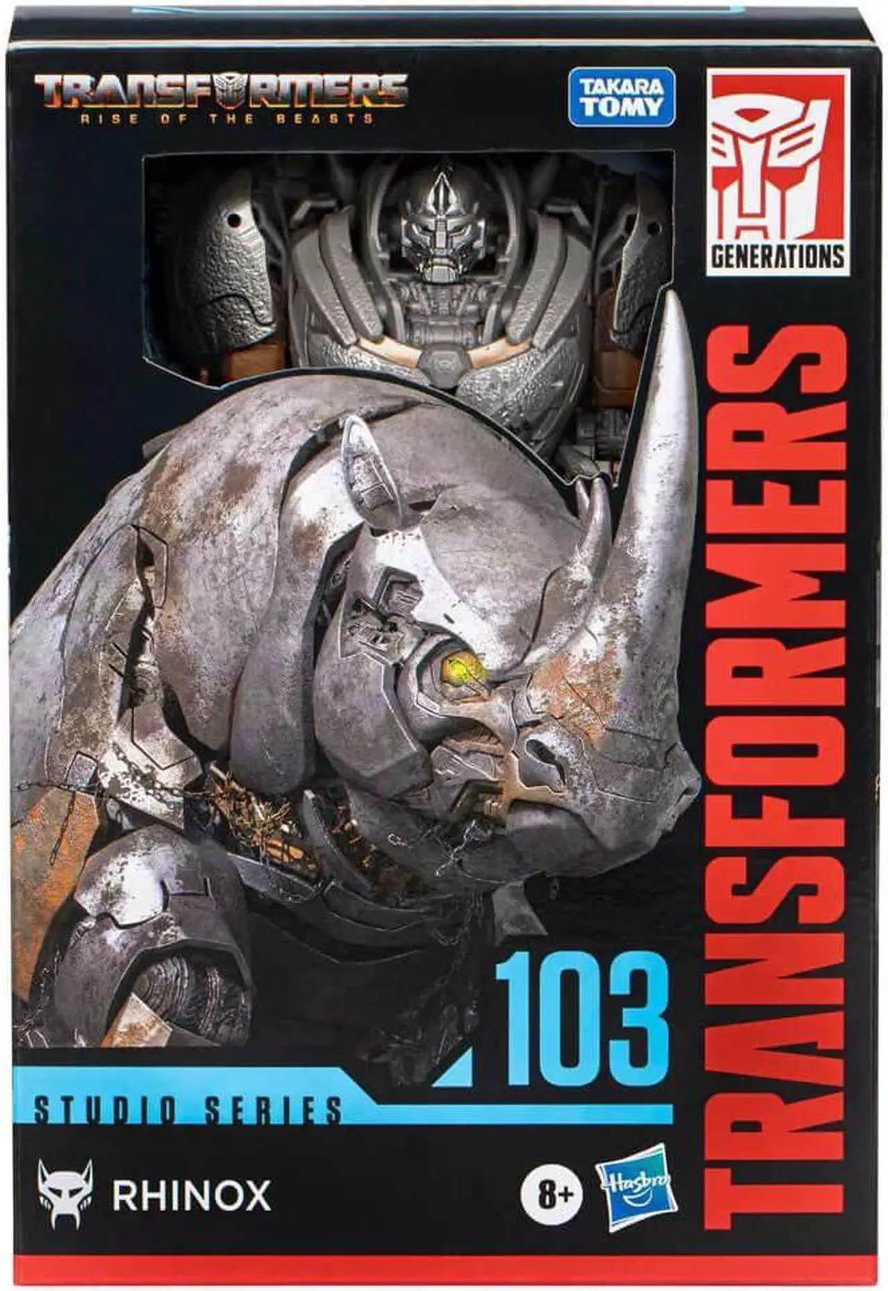 Alt view image 4 of 5 - Hasbro F7245 6.5 inch Transformers Rise of the Beasts Rhinox Studio Series 103 Action Figure