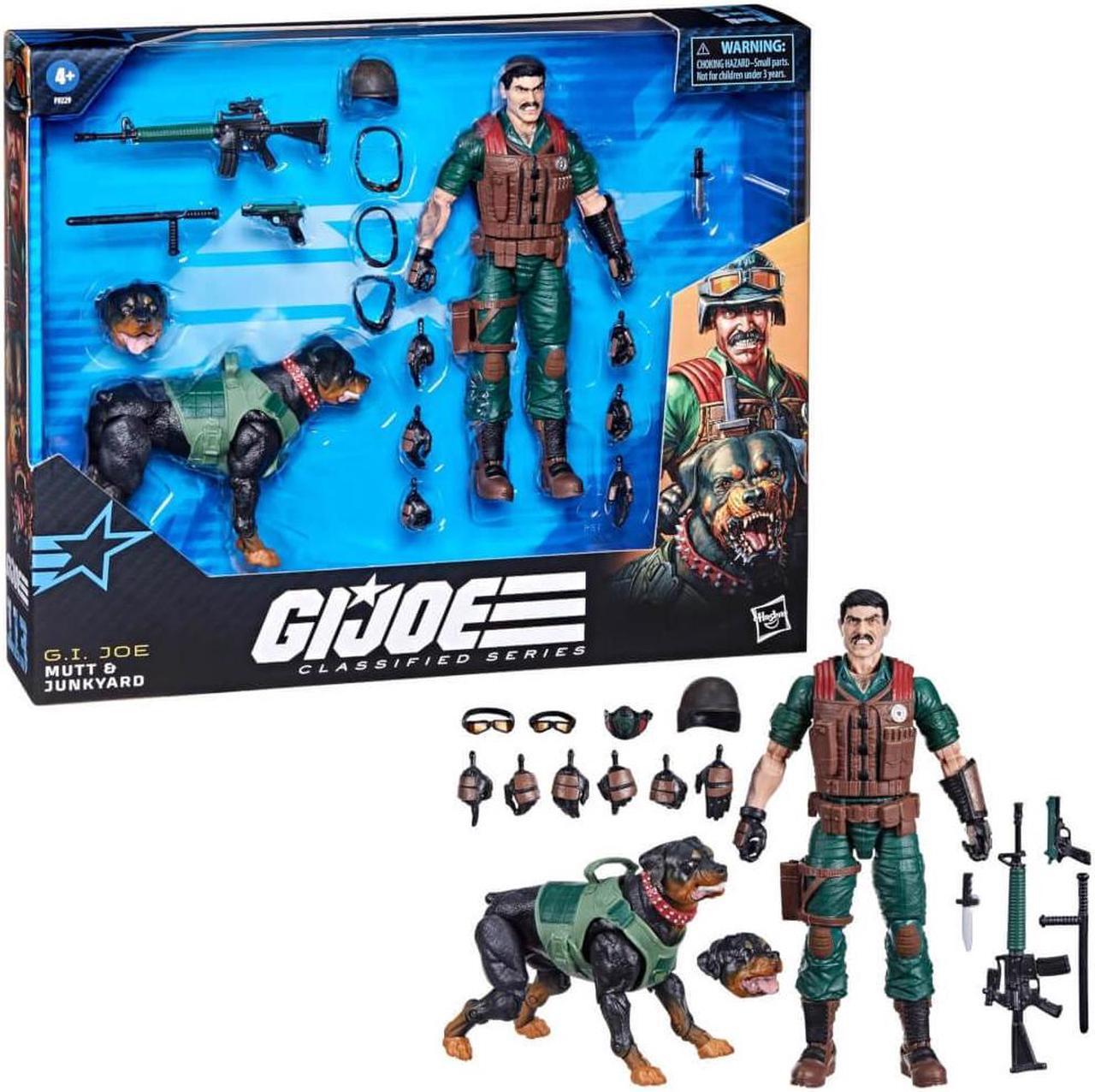 Alt view image 2 of 7 - Hasbro F9229 6 inch G.I. Joe Classified Series #113, Mutt & Junkyard Action Figure