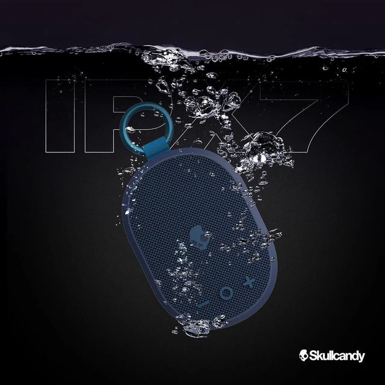 Alt view image 3 of 5 - Skullcandy Kilo Wireless Bluetooth Mini Speaker - Grey