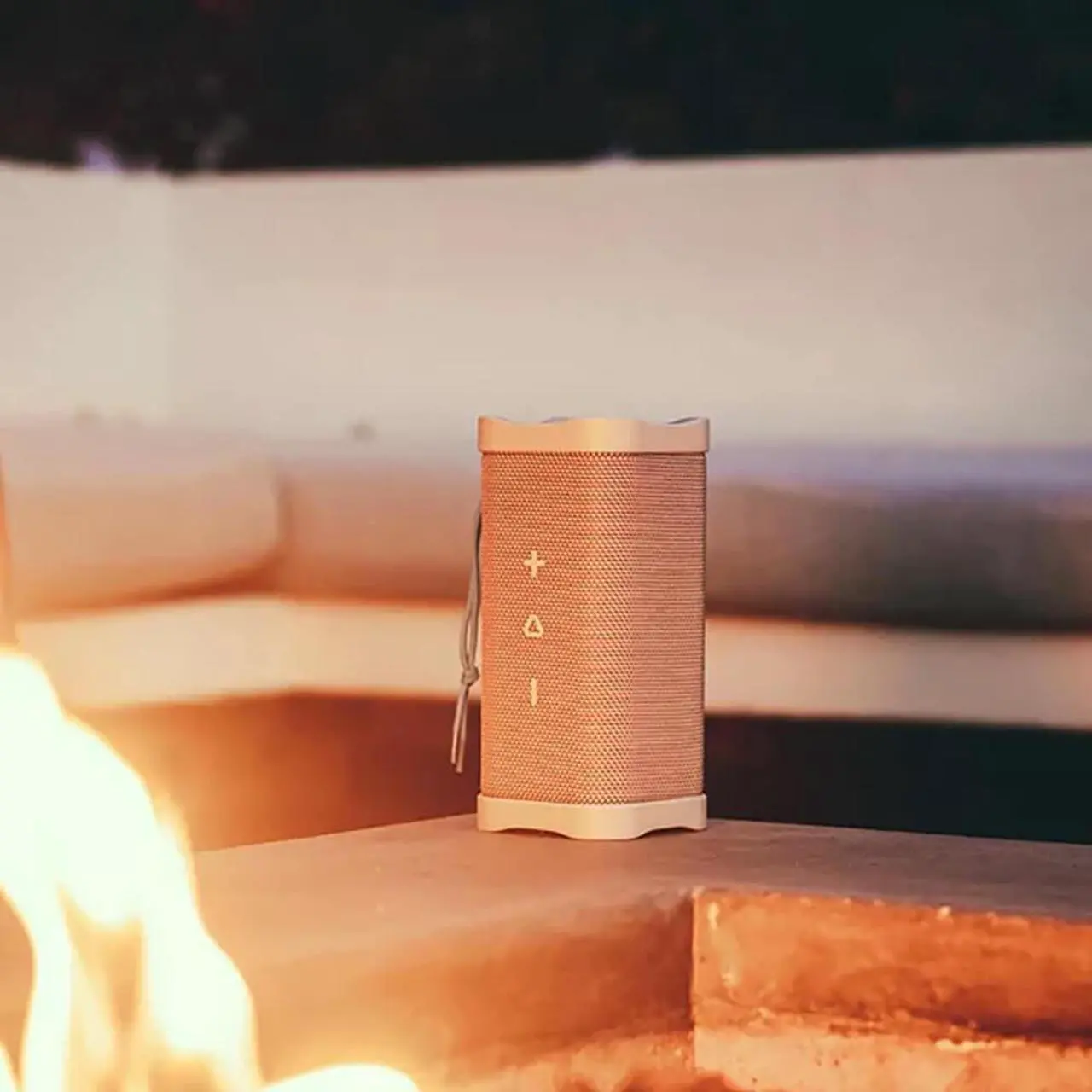 Alt view image 3 of 5 - Skullcandy Terrain Wireless Bluetooth Speaker - Bone