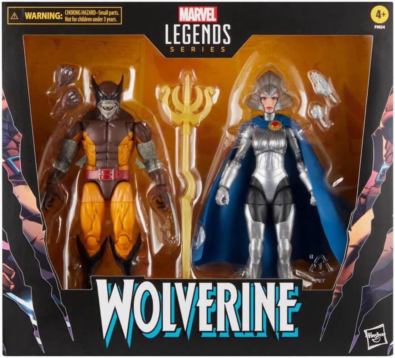 Alt view image 2 of 7 - Hasbro F9034 6 inch Marvel Legends Series Wolverine and Lilandra Neramani Action Figures