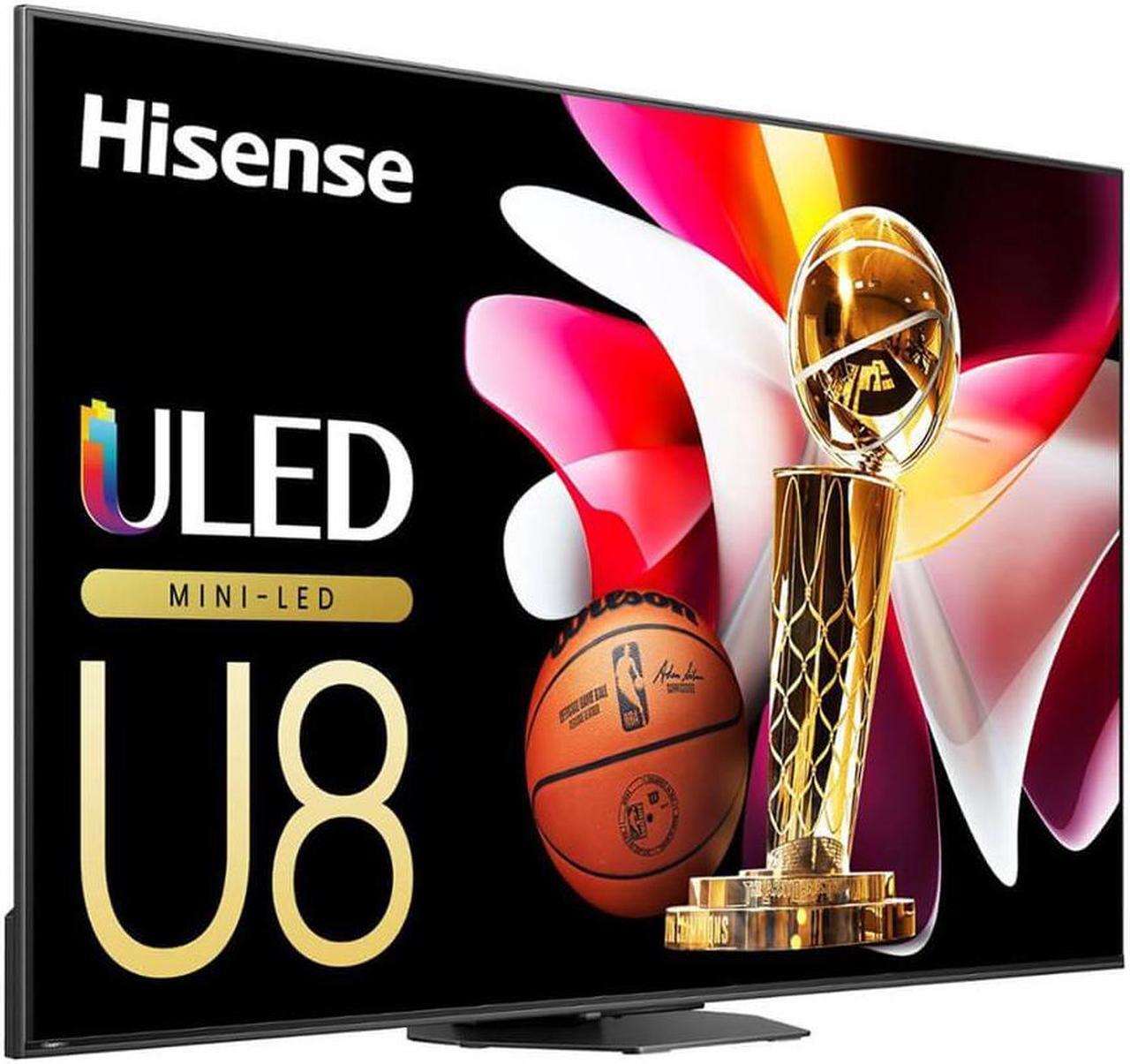 Alt view image 3 of 4 - Hisense 65U8N 65 inch Class U8 Series QLED 4K Mini-LED Google TV