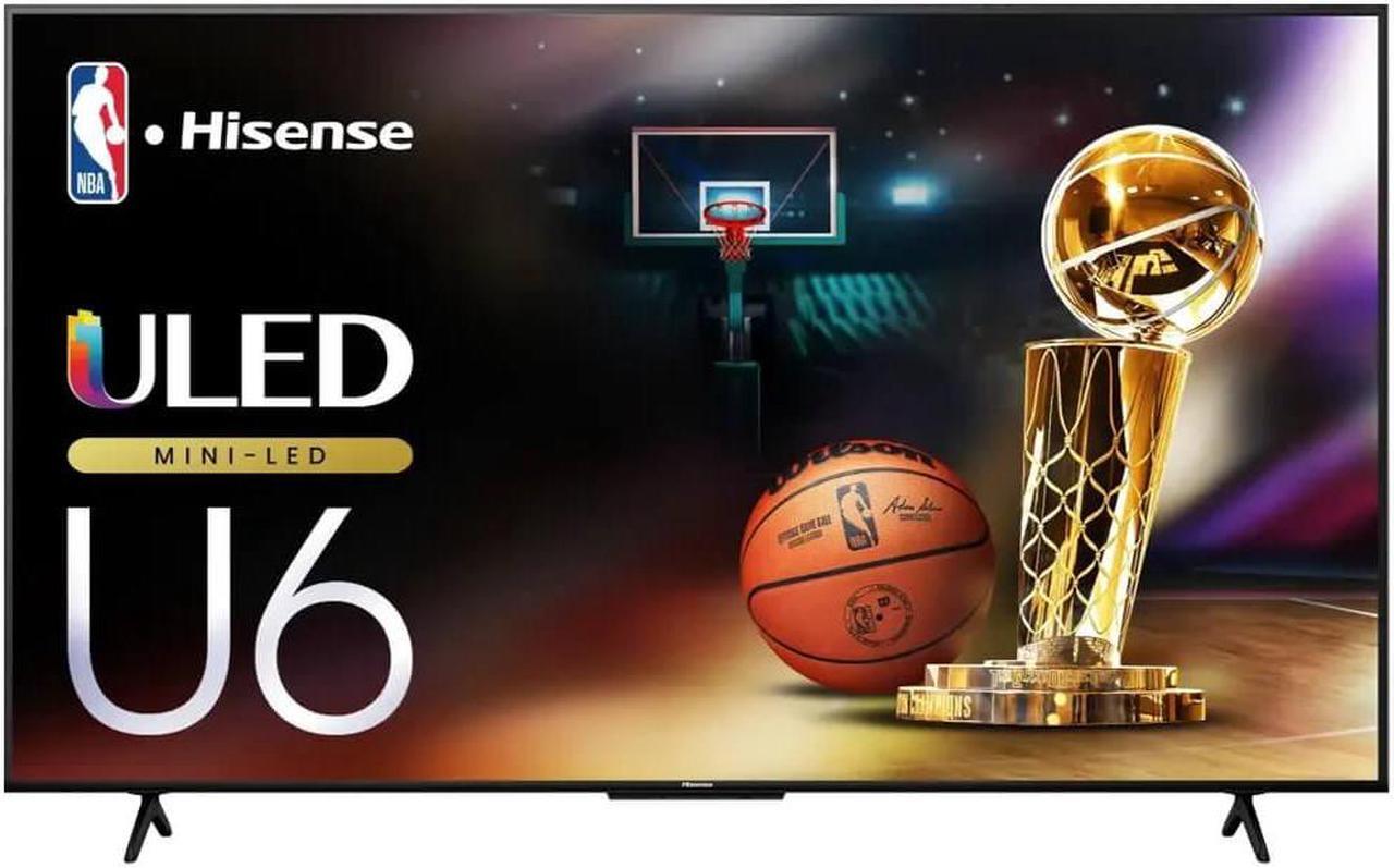Main image of Hisense 65U6N 65 inch Class U6 Series Mini-LED ULED 4K Smart Google TV