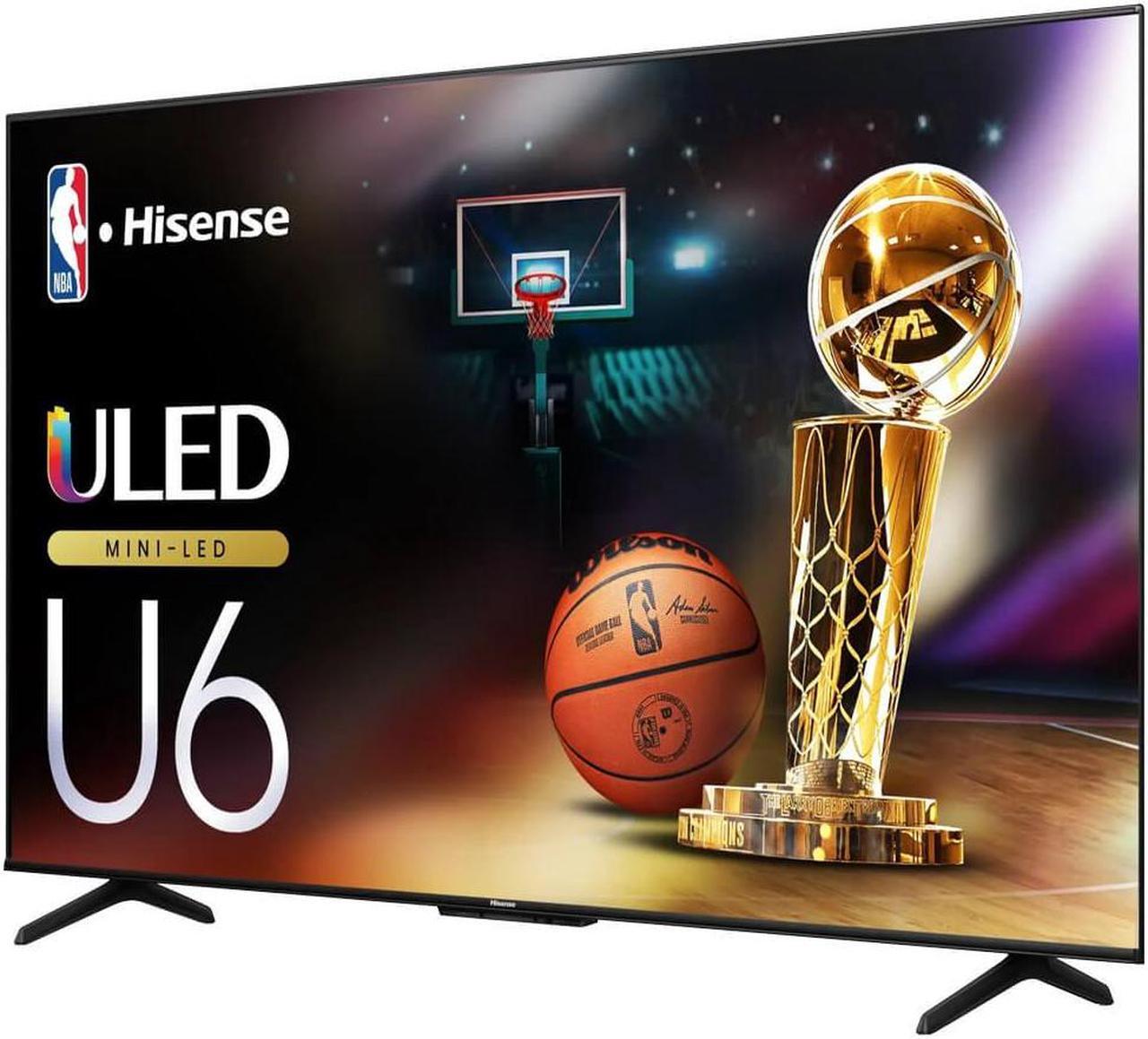 Alt view image 2 of 7 - Hisense 65U6N 65 inch Class U6 Series Mini-LED ULED 4K Smart Google TV