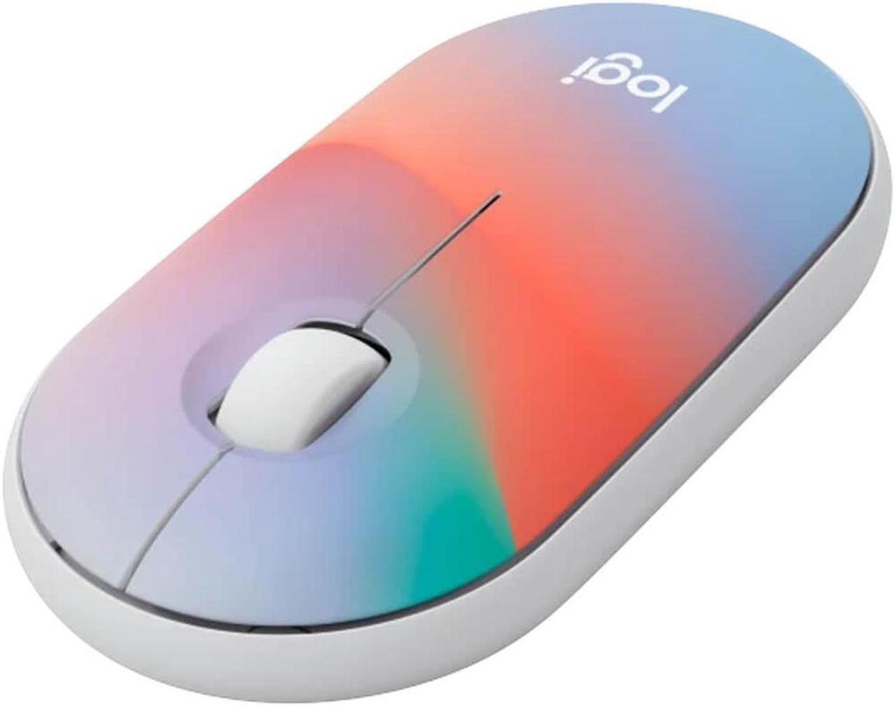 Alt view image 2 of 6 - Logitech M340 Wireless Mouse With Limited Edition Prints, USB Receiver, Silent Clicks, Portable for Laptop, PC, Windows, Chrome, Surface - Sheer Dream