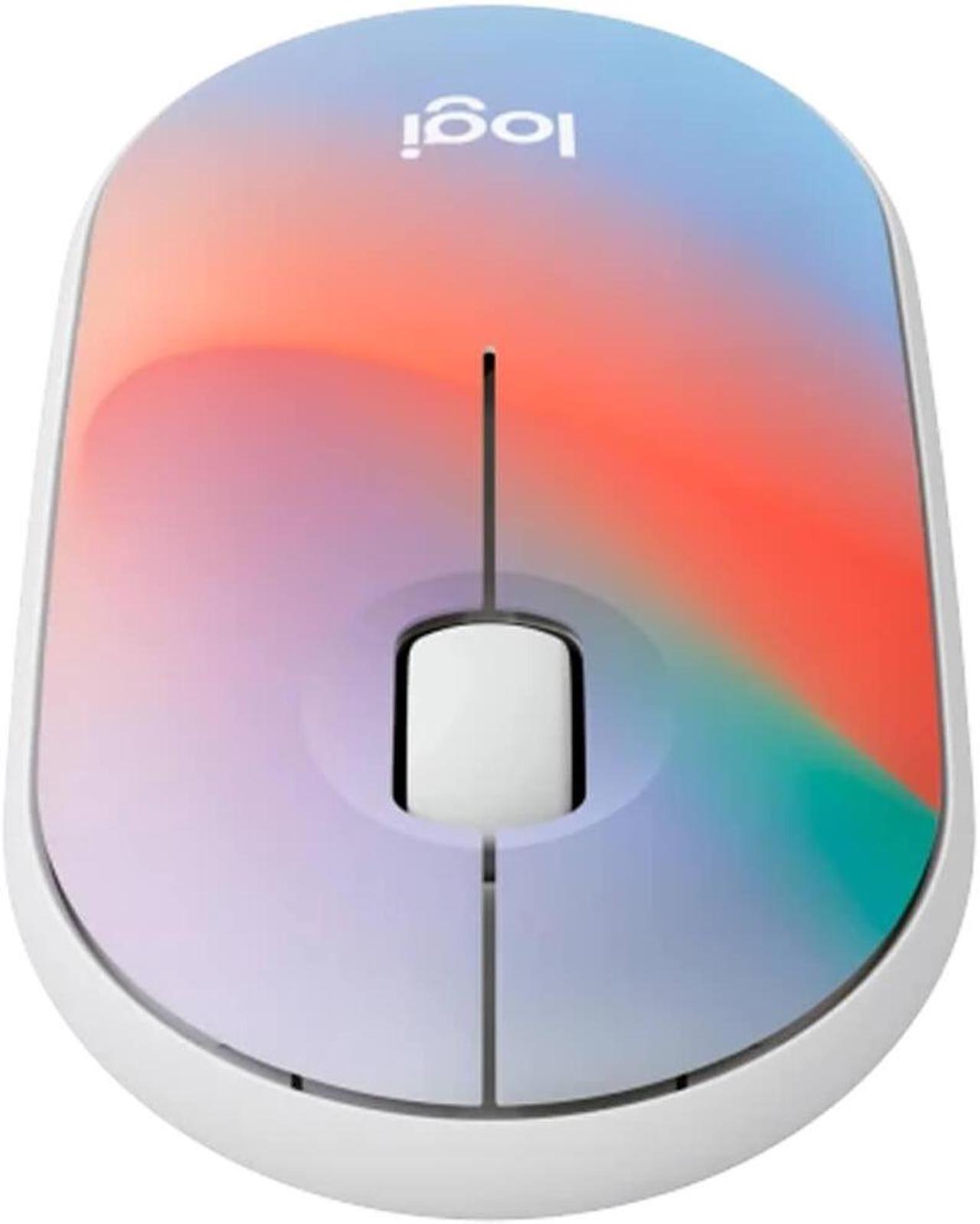 Alt view image 3 of 6 - Logitech M340 Wireless Mouse With Limited Edition Prints, USB Receiver, Silent Clicks, Portable for Laptop, PC, Windows, Chrome, Surface - Sheer Dream