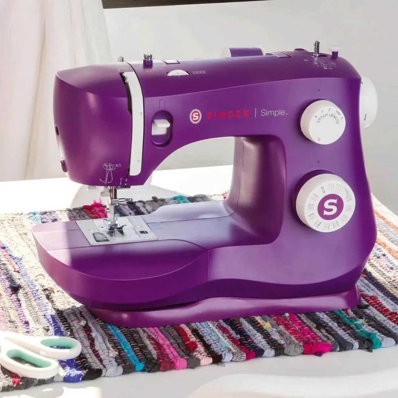 Alt view image 6 of 6 - Singer 3337PURPLE Simple 3337 Sewing Machine - Purple