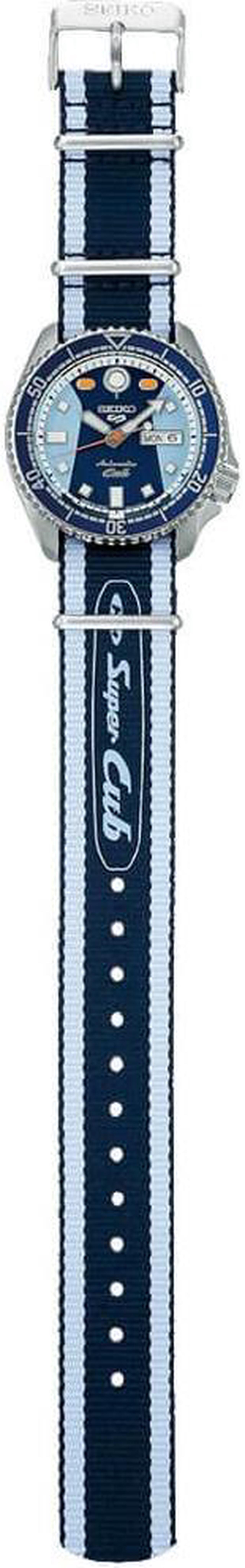 Alt view image 4 of 4 - Seiko SRPK37 5 Sports SKX Series Honda Cub Limited Edition Mens Watch - Blue