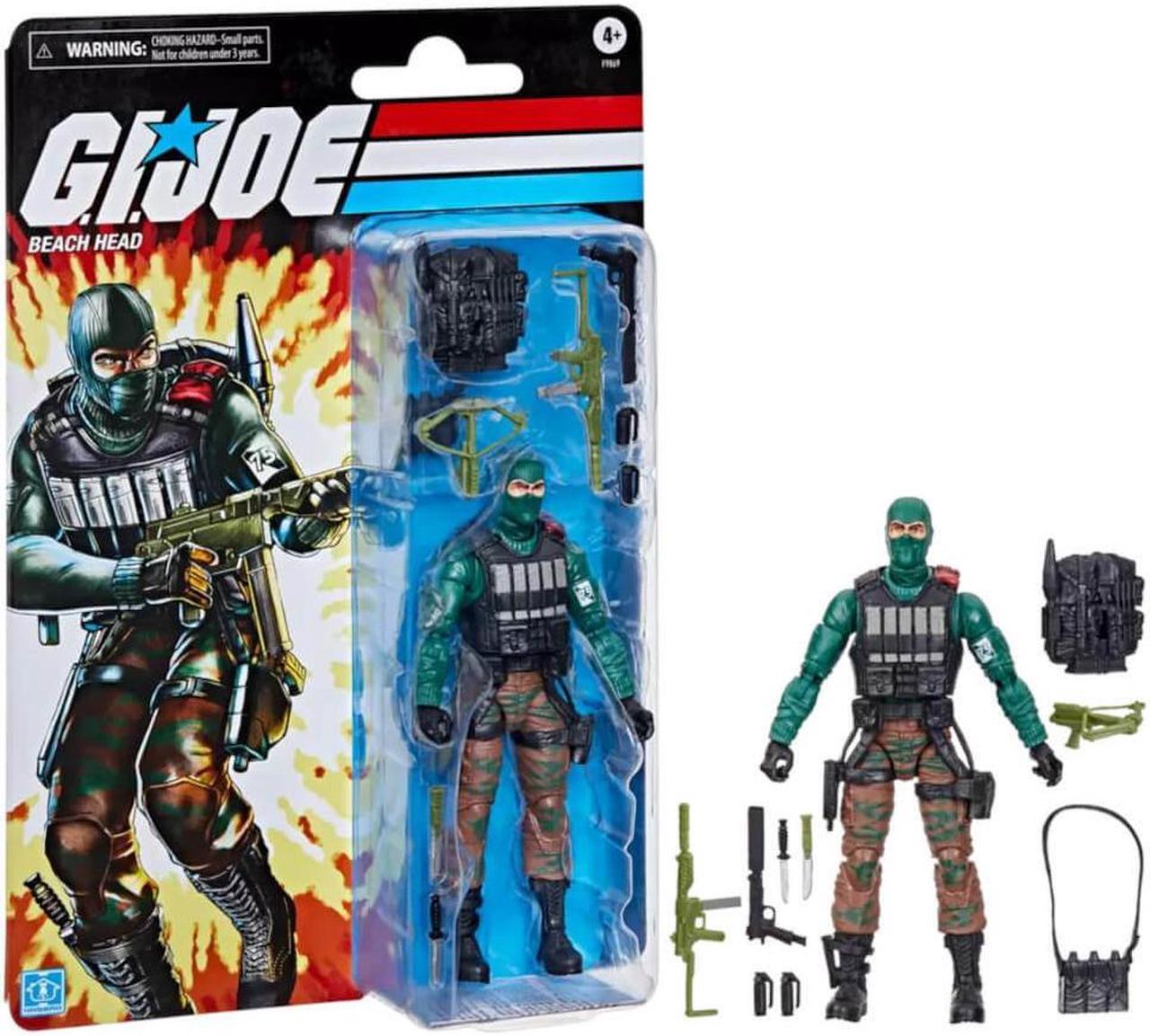 Alt view image 2 of 7 - Hasbro F9869 6 inch G.I. Joe Classified Series Retro Cardback Beach Head Action Figure