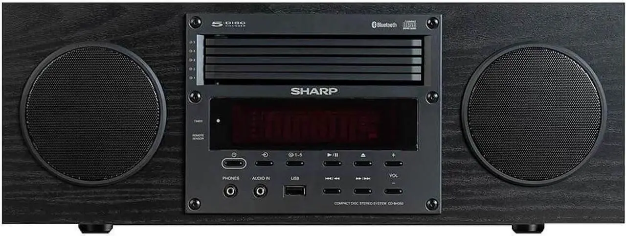 Main image of Sharp CDBH350 Micro Audio Component Stereo System with 5 CD Changer