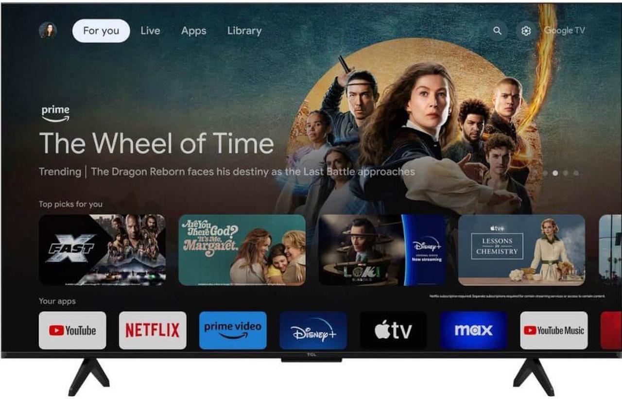 Alt view image 3 of 6 - TCL 50S551G 50 inch S5 S-Class LED 4K UHD HDR Smart Google TV