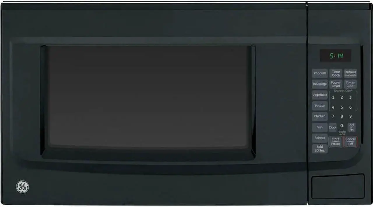 Main image of GE GCST14S1WBB 1.4 Cu. Ft. Black Countertop Microwave