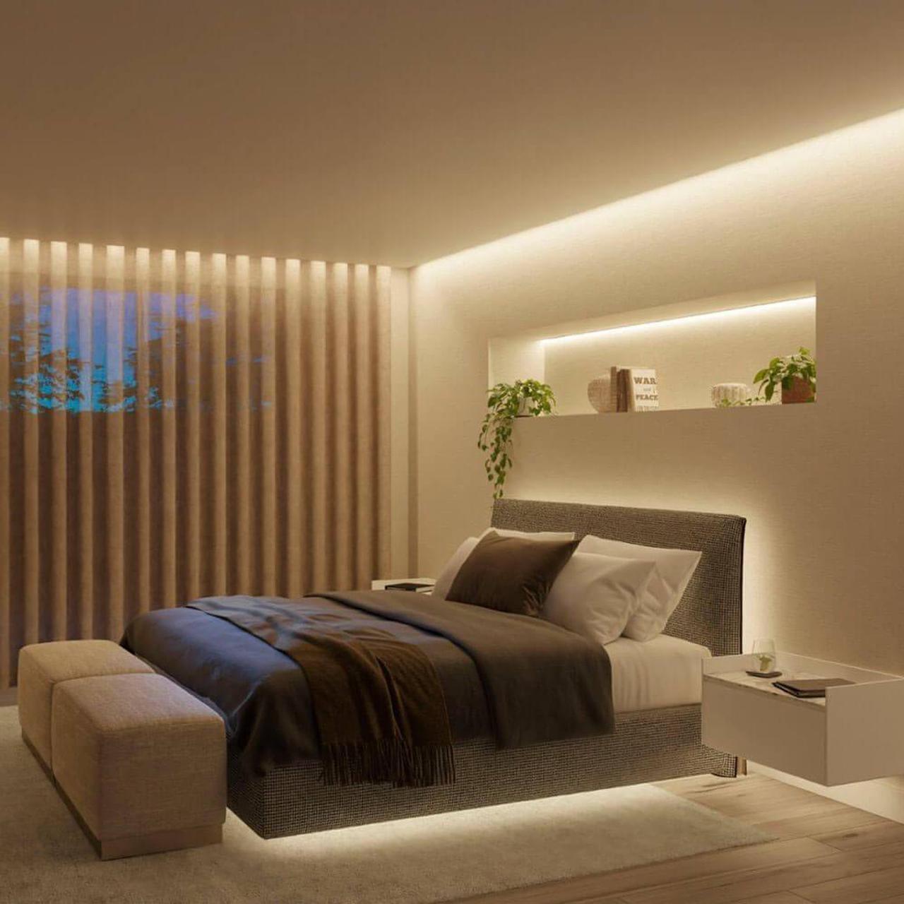 Alt view image 7 of 7 - Hue 589903 Solo White and Color Ambiance Lightstrip - 16.4 Ft