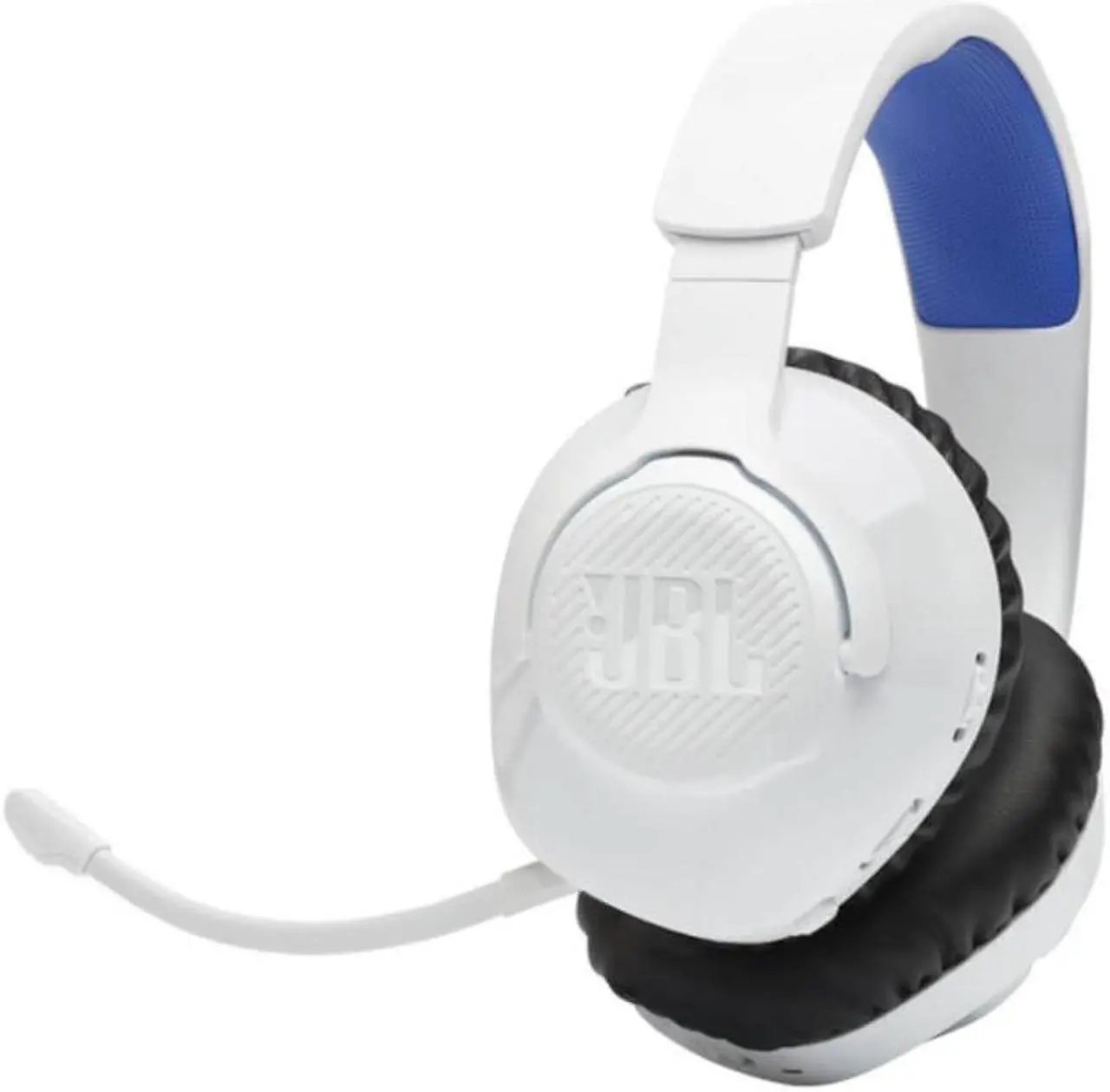 Alt view image 2 of 14 - JBL Q360PWLWHTBL Quantum 360P Over the Ear Gaming Headset - White/Blue