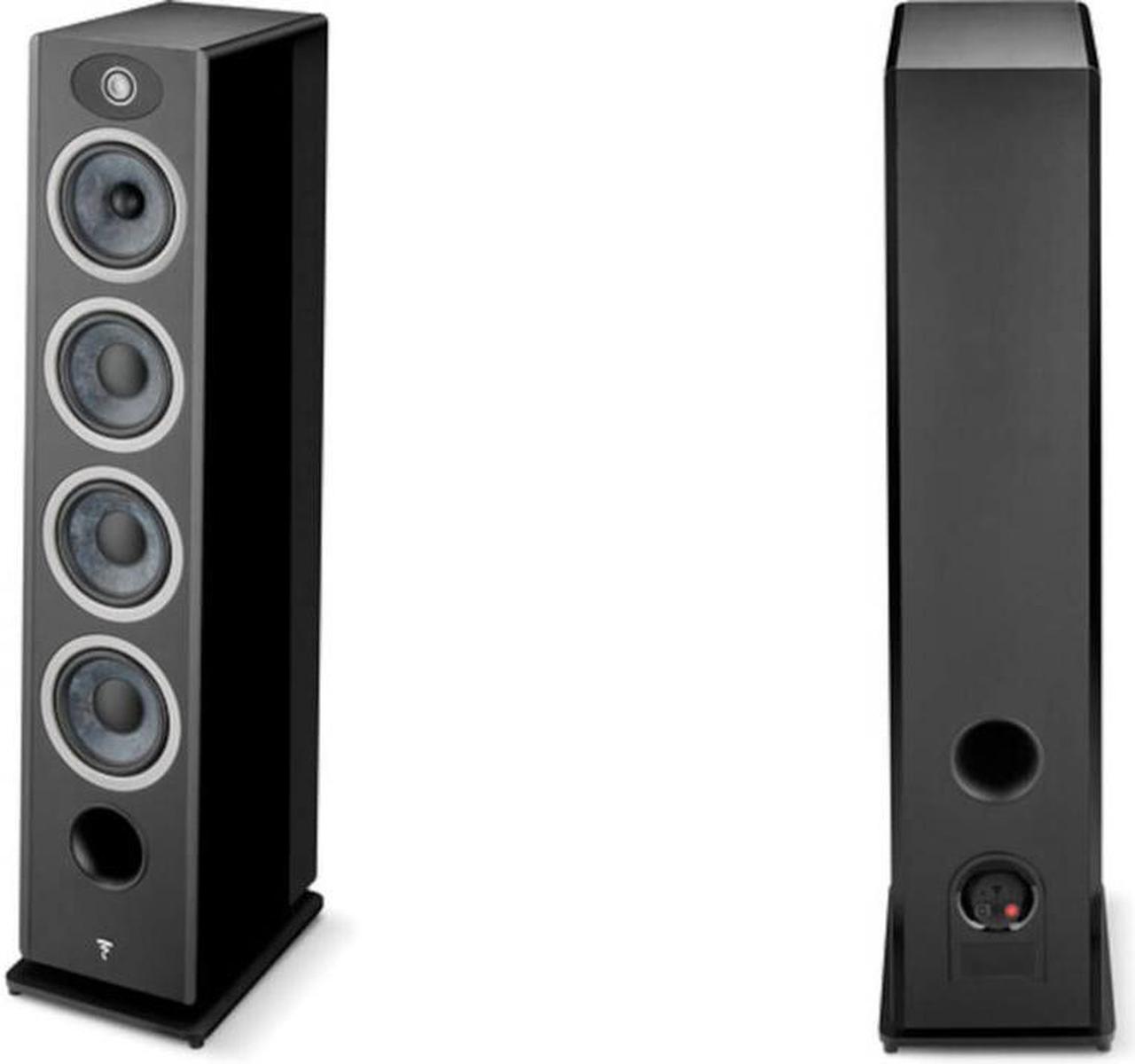 Alt view image 5 of 6 - Focal VESTIAN3BLK Vestia No. 3 3-Way Floorstanding Speaker (Each) - High Gloss Black