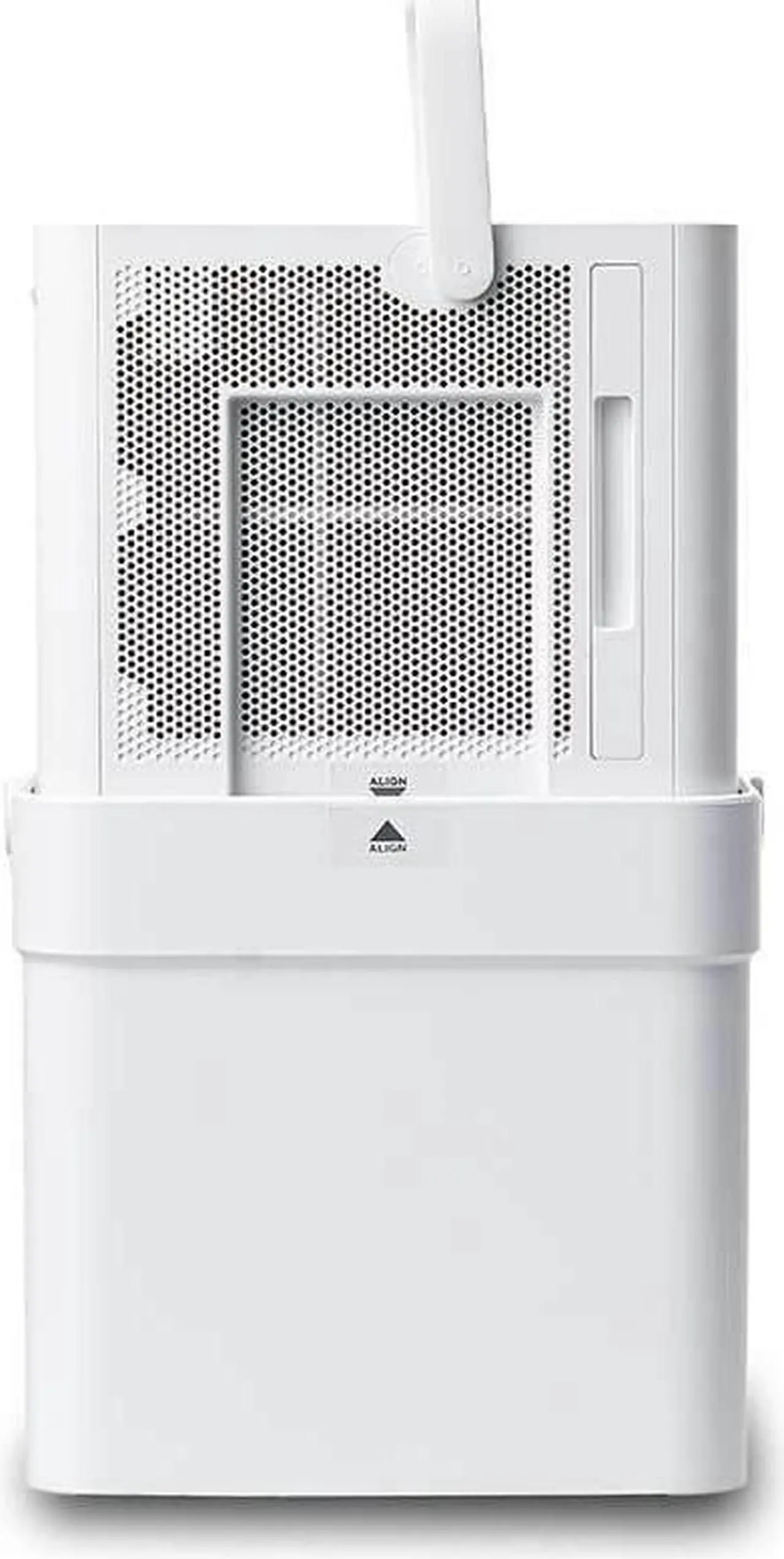 Alt view image 4 of 6 - Midea MAD50S1QWT 50 Pint Cube Dehumidifier - White
