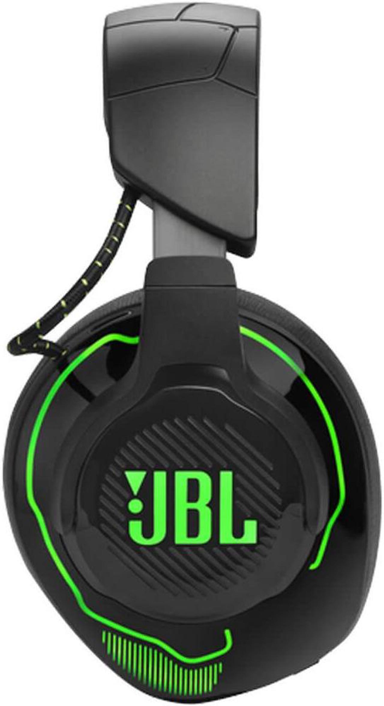 Alt view image 3 of 14 - JBL JBLQ910XWLBLKGRNAM Quantum 910X Wireless Gaming Headset for Xbox - Over-Ear - 32 Ohms - Active Noise Cancellation - Bluetooth 5.2 - USB-C - Black/Green