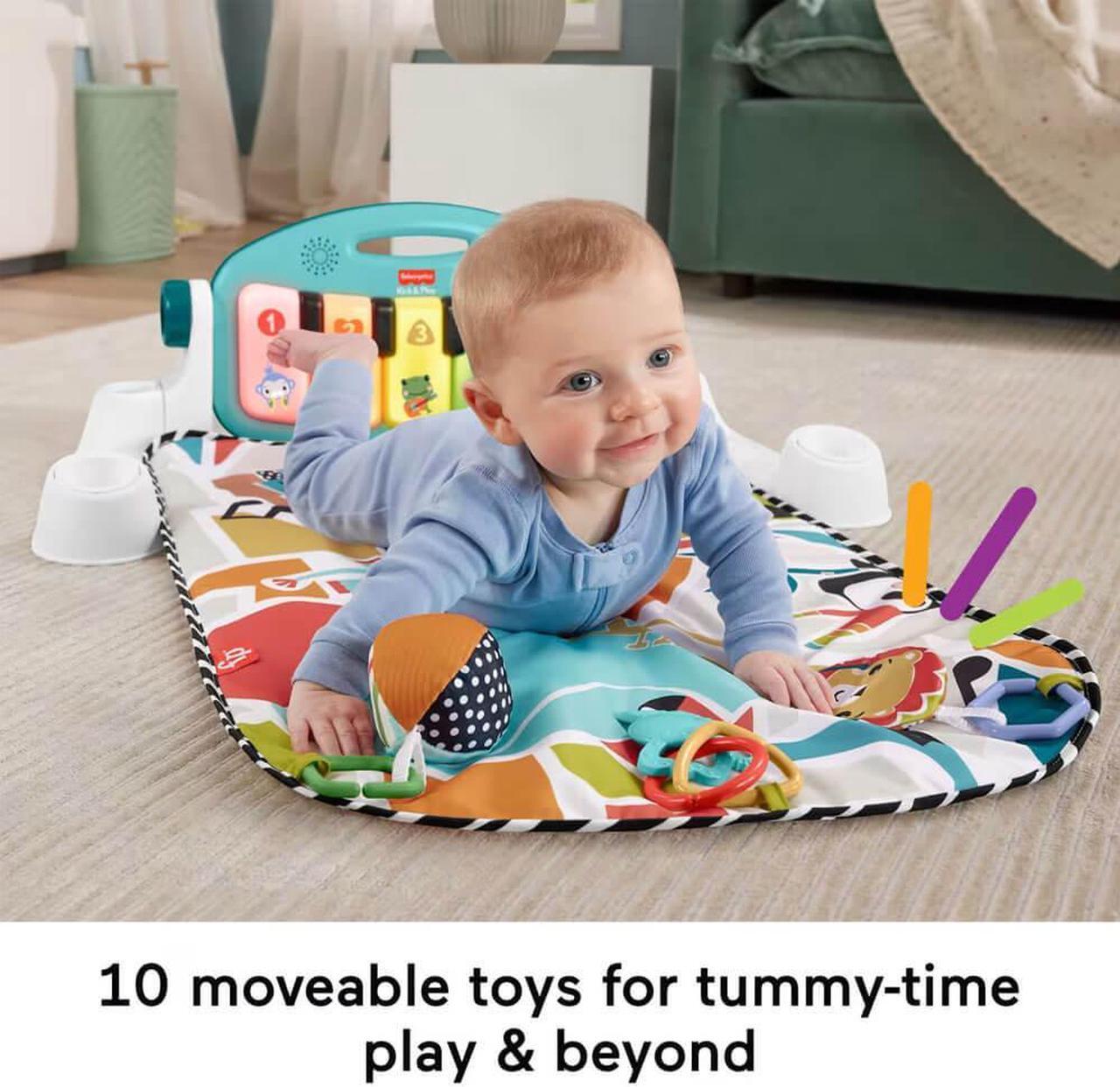 Alt view image 3 of 6 - Fisher-Price HRB13 Glow and Grow Kick & Play Piano Gym
