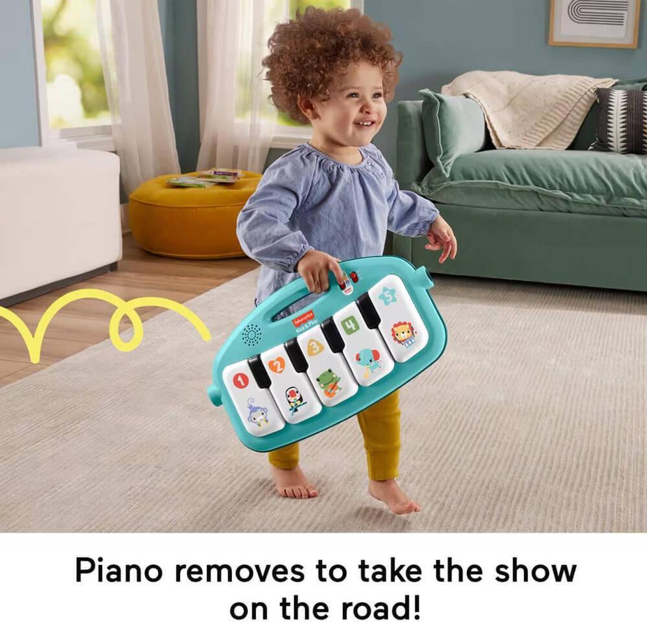 Alt view image 5 of 6 - Fisher-Price HRB13 Glow and Grow Kick & Play Piano Gym