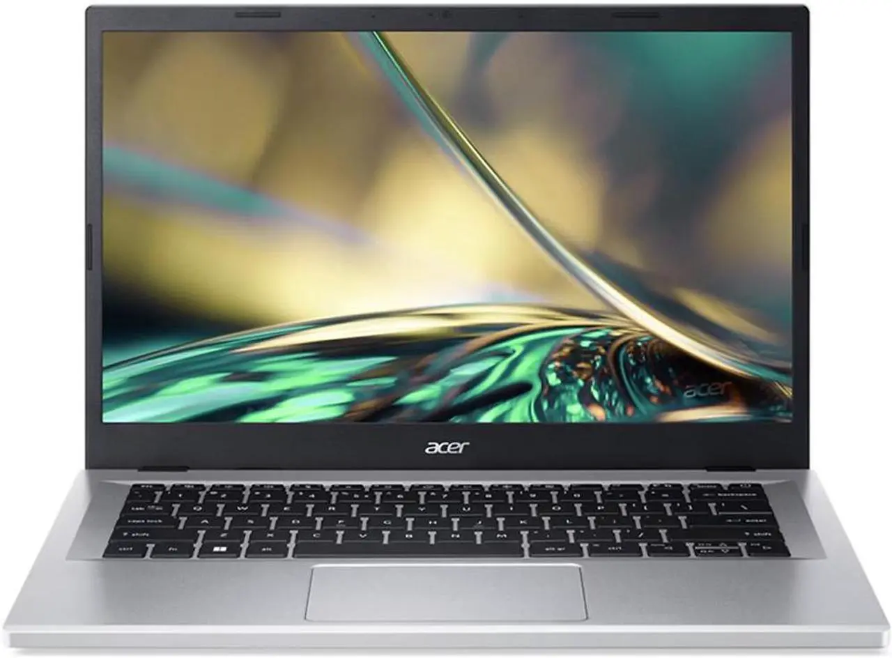 Alt view image 2 of 7 - Acer 14 inch Aspire 3 Laptop - Intel Core i3-N305 - 8GB/128GB - Silver