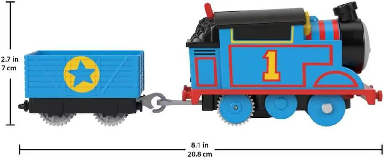 Alt view image 6 of 6 - Fisher-Price HDY59 Thomas and Friends Motorized Thomas the Train Toy Engine