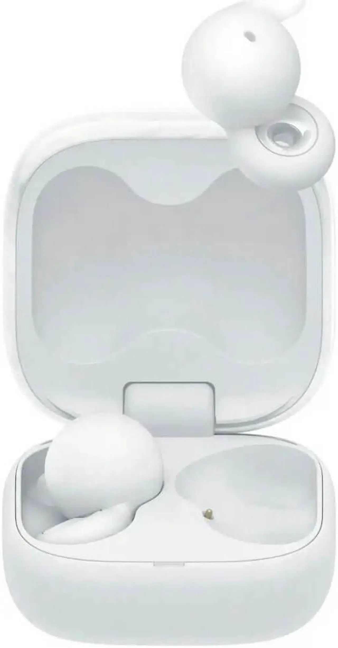 Alt view image 3 of 20 - Sony WFL910W LinkBuds Open True Wireless Earbuds - White