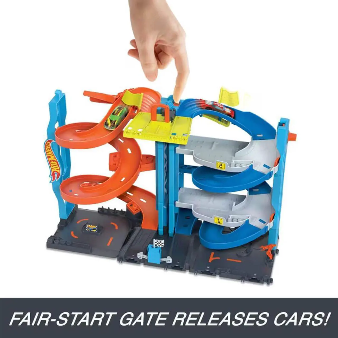 Alt view image 3 of 6 - Mattel HKX43 Hot Wheels City Transforming Race Tower Playset