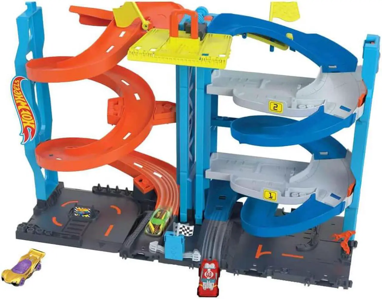 Alt view image 2 of 6 - Mattel HKX43 Hot Wheels City Transforming Race Tower Playset