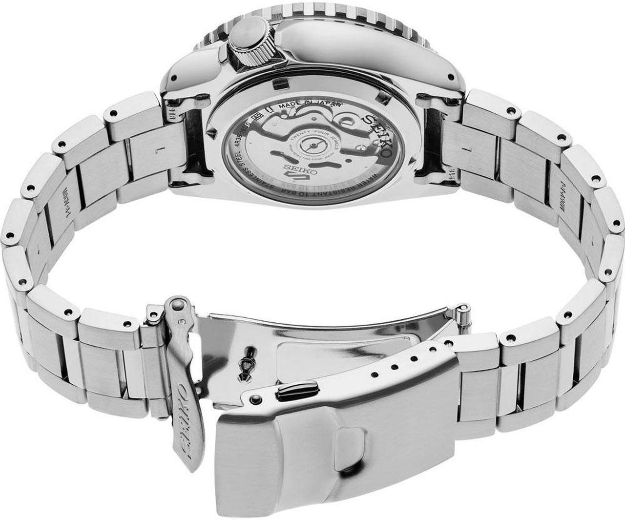 Alt view image 3 of 4 - Seiko SRPK97 5 Sports Automatic Watch - Stainless/Blue