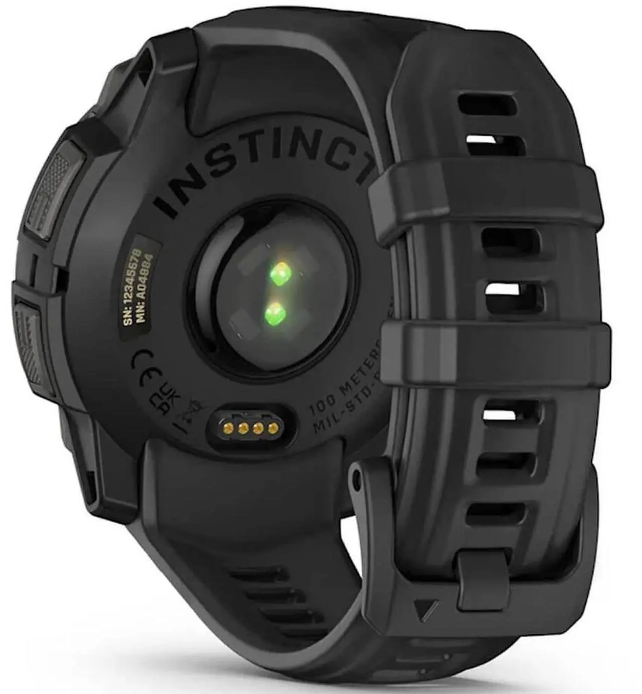 Alt view image 5 of 14 - Garmin Instinct® 3 45mm, AMOLED Display, Rugged Outdoor GPS Smartwatch, Metal-Reinforced Bezel, Built-in Flashlight, Up to 18 Days of Battery Life, Black