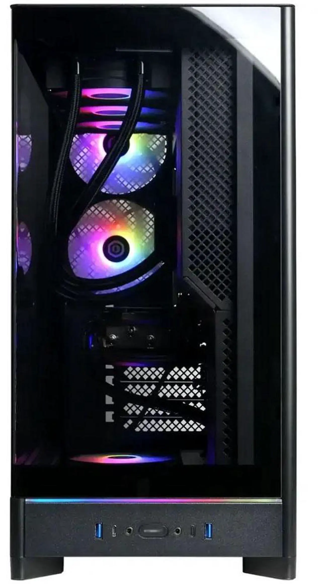 Alt view image 3 of 12 - CYBERPOWERPC SLC11040CPG Gamer Supreme Liquid Gaming Desktop - Ryzen 7 9800X3D - RTX 5080 - 32GB/2TB