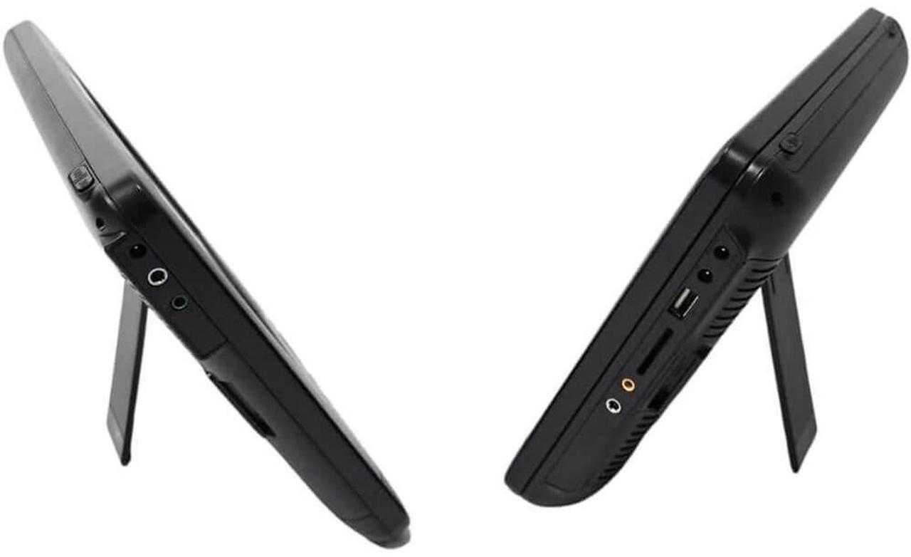 Alt view image 4 of 7 - Sylvania SDVD1082 10.1 inch Dual-Screen Portable DVD Player -  - Black