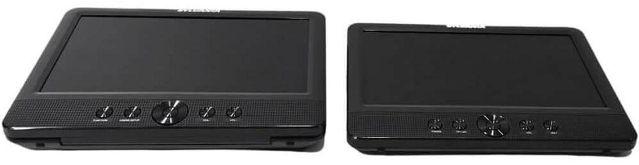 Alt view image 6 of 7 - Sylvania SDVD1082 10.1 inch Dual-Screen Portable DVD Player -  - Black