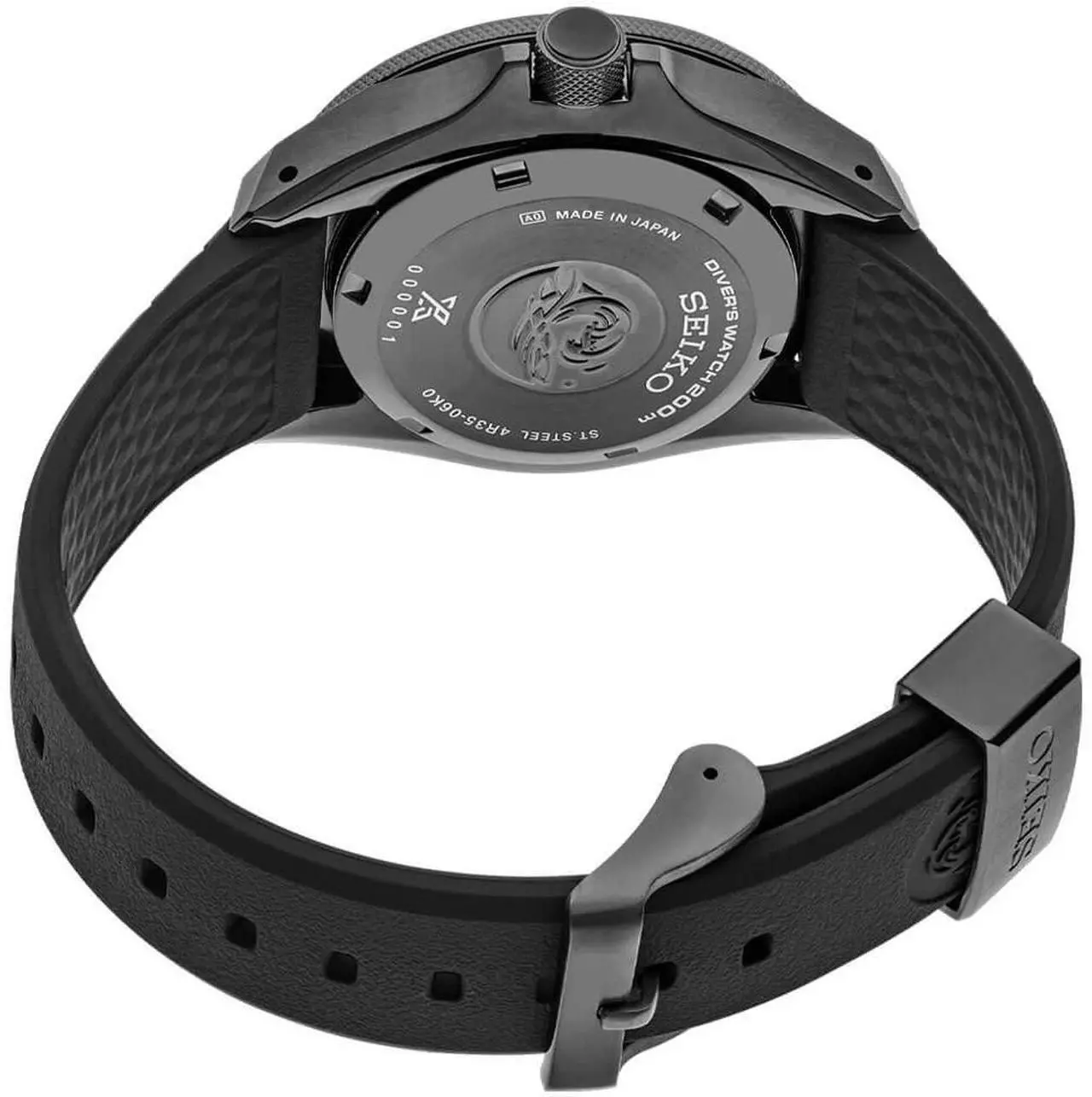 Alt view image 3 of 5 - Seiko SRPL15 Prospex Collection Automatic Diver Watch - Black