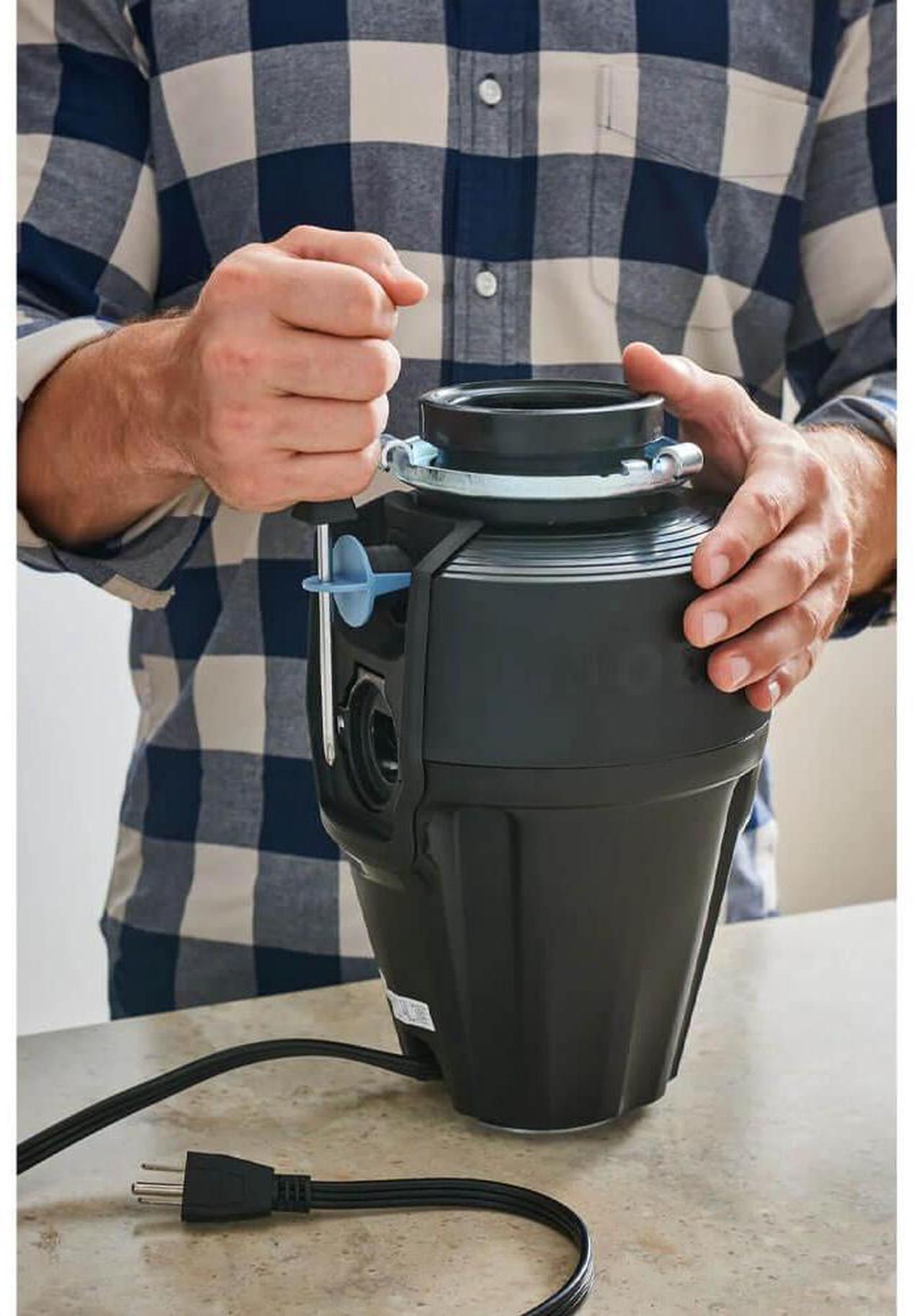 Alt view image 3 of 4 - Moen EX75C 3/4 Horsepower Host Series Continuous Feed Garbage Disposal - Corded