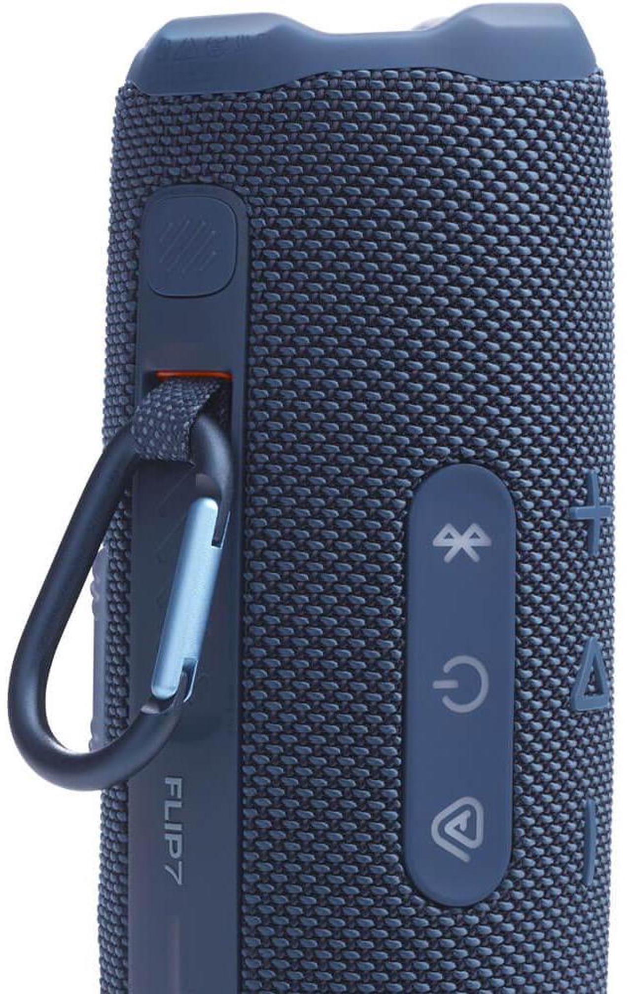 Alt view image 4 of 12 - JBL FLIP7BLU Flip 7 Portable Waterproof Bluetooth Speaker - Blue