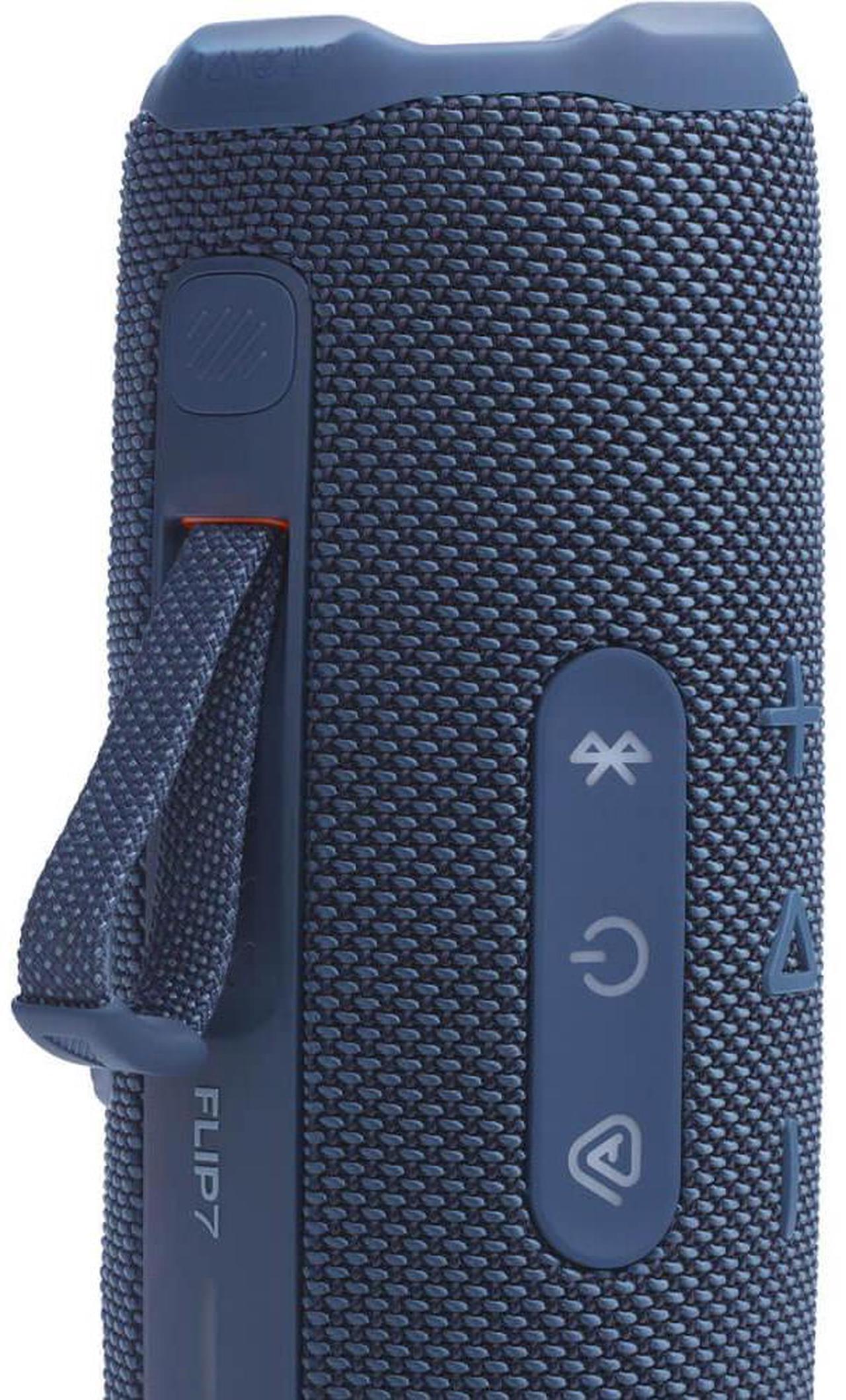 Alt view image 5 of 12 - JBL FLIP7BLU Flip 7 Portable Waterproof Bluetooth Speaker - Blue