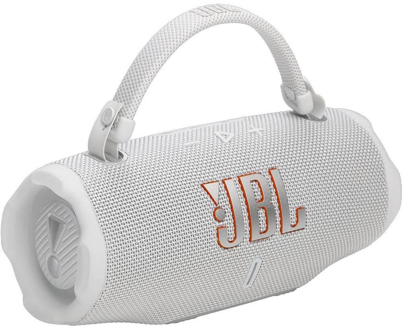 Alt view image 5 of 7 - JBL CHARGE6WHT Charge 6 Portable Waterproof Speaker with Powerbank and Strap - White