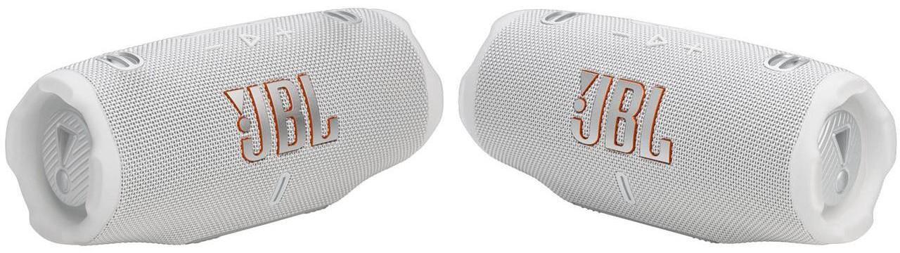 Alt view image 2 of 7 - JBL CHARGE6WHT Charge 6 Portable Waterproof Speaker with Powerbank and Strap - White