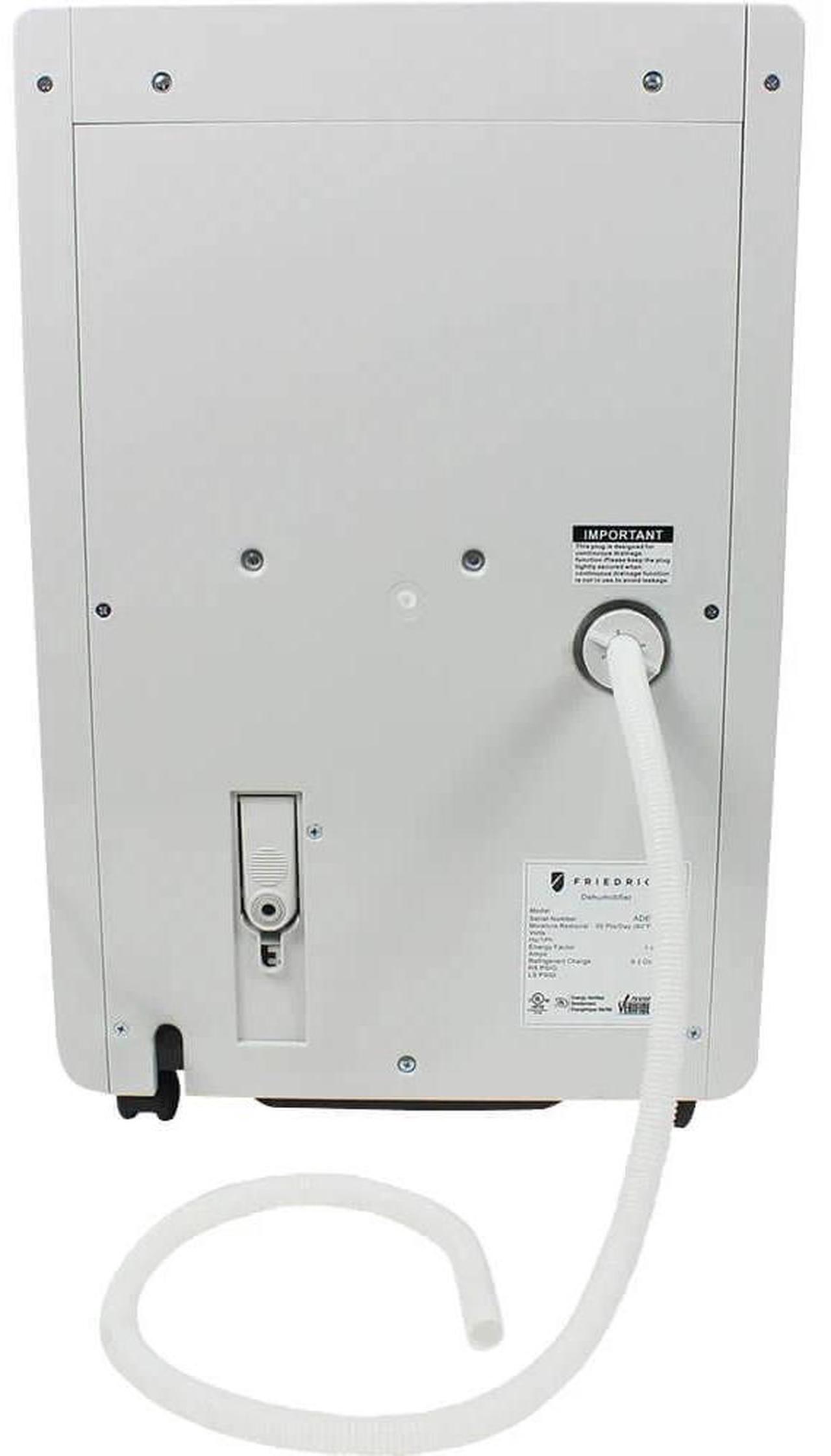 Alt view image 5 of 7 - Friedrich D35B1B 35 Pint Dehumidifier with Built-In Drain Pump